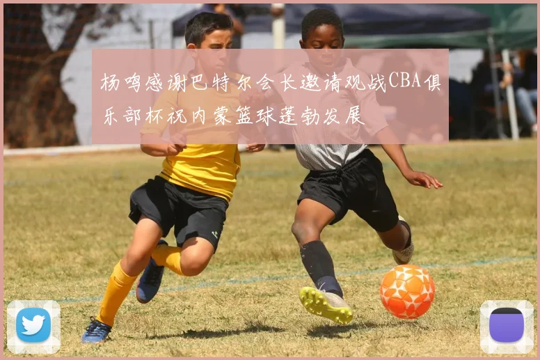 杨鸣感谢巴特尔会长邀请观战CBA俱乐部杯祝内蒙篮球蓬勃发展